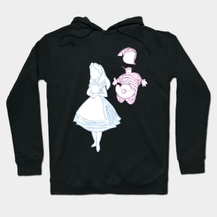 Version Minimalista "Alicia en el pais de las Maravillas" Hoodie